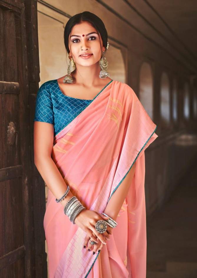 Kashvi Devika Ethnic Wear Printed Wholesale Georgette Sarees
